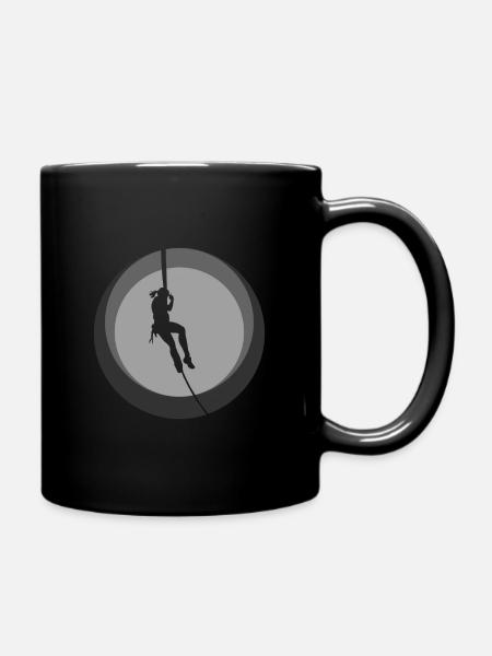Klettern Klettern Alpinismus - Tasse einfarbig - Schwarz