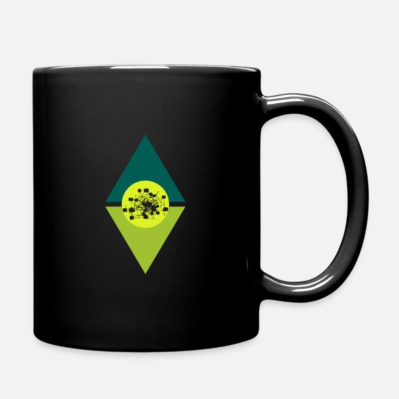 Crypto Blockchain Blockchain - Tasse einfarbig - Schwarz
