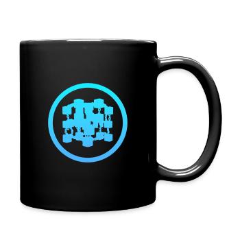 Cryptocurrency Blockchain Blockchain - Full Colour Mug - black - Right