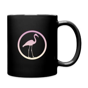 Waterfowl Flamingos Flamingos - Full Colour Mug - black - Right
