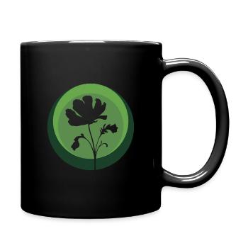 Botanik Pflanzen Gartenbau - Tasse einfarbig - Schwarz - Rechts