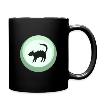 Kryptozoologie Einhorn Einhorn - Tasse einfarbig - Schwarz - Rechts