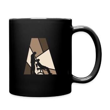 Chiropraktiker Chiropraktiker Chiropractor - Tasse einfarbig - Schwarz - Rechts