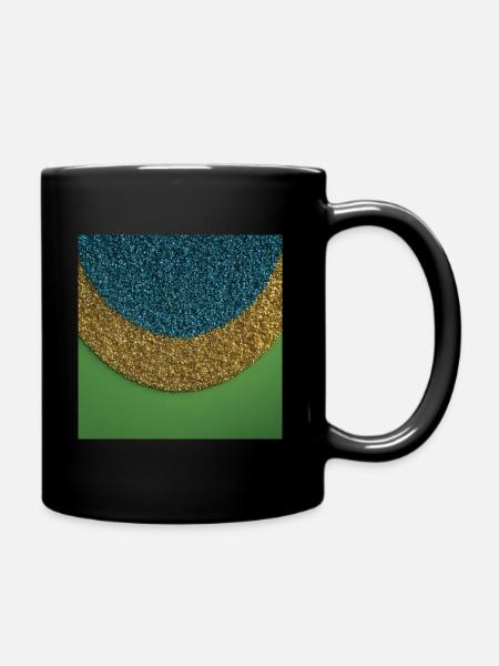 Pastel abstract. Simple and elegant. - Full Colour Mug - black