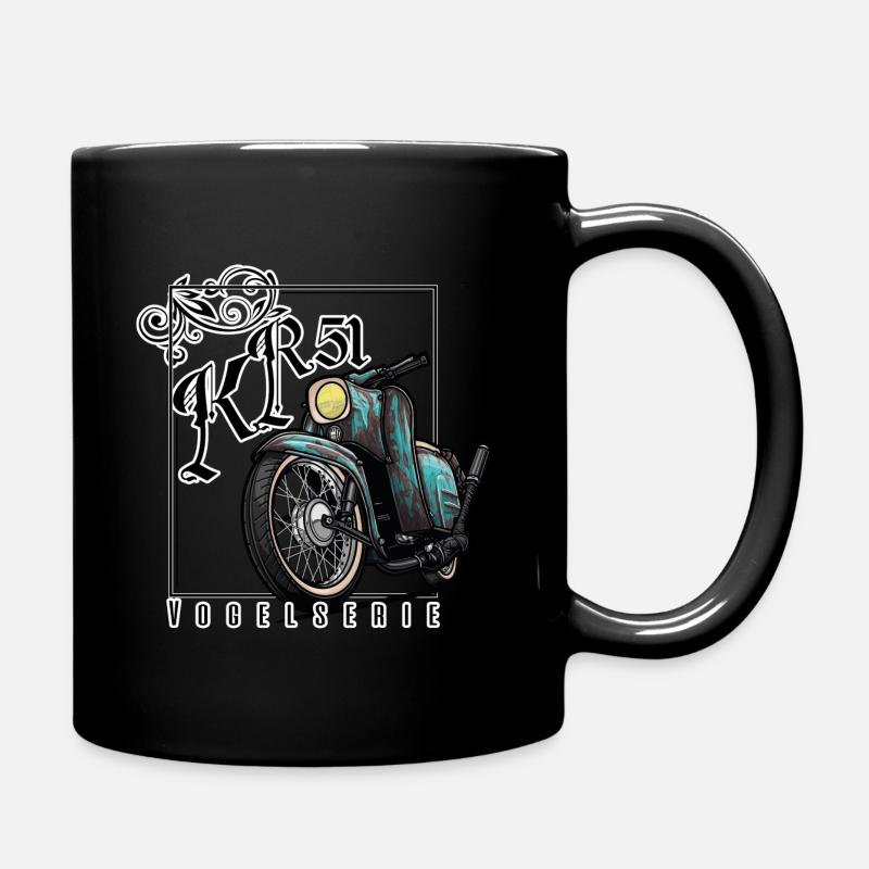 Schwalbe Tuning (turquoise / rust) // Illustration - Full Colour Mug - black