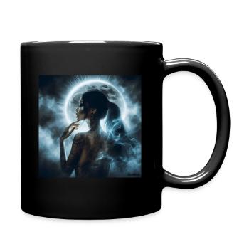Déesse de la Lune - Mug uni - noir - Droite