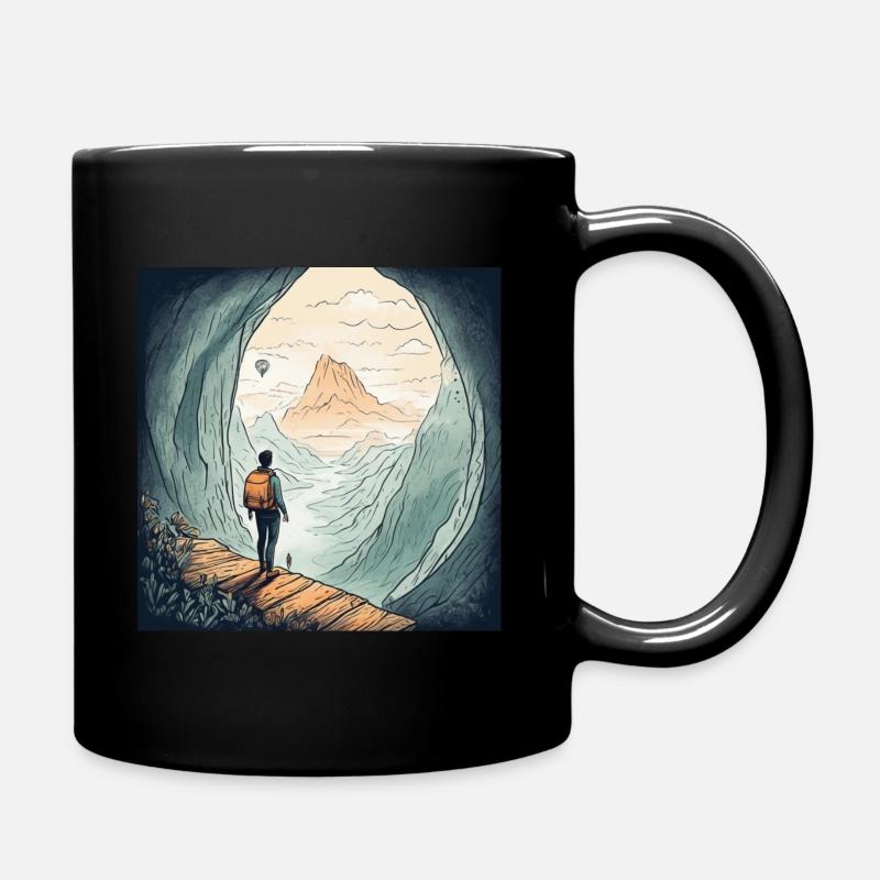 Randonnée dans d’autres mondes - Mug uni - noir