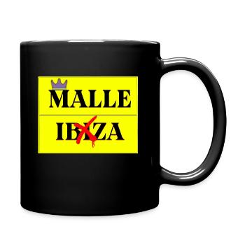 König Malle - Mallorca - Party - Tasse einfarbig - Schwarz - Rechts