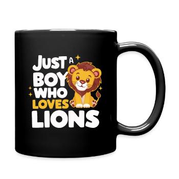 Lion Lion Animal Africa - Full Colour Mug - black - Right