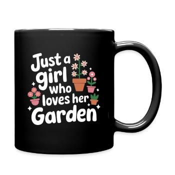 Gardener Garden Plants Gardening - Full Colour Mug - black - Right