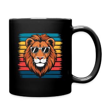Lion Lion Animal Africa - Full Colour Mug - black - Right
