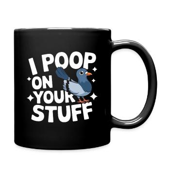 Pigeon Pigeons Animal Oiseau - Mug uni - noir - Droite
