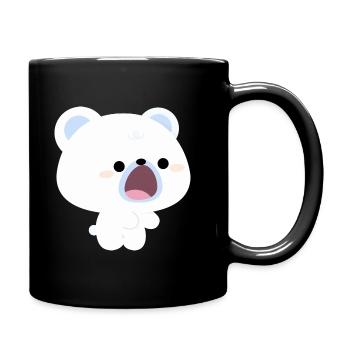 Eisbärenfütterung Teil 2 - Tasse einfarbig - Schwarz - Rechts
