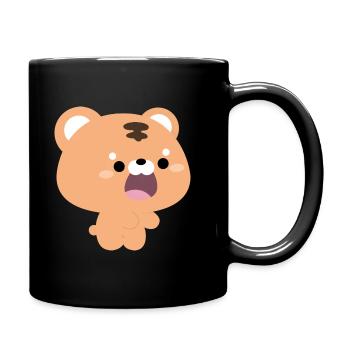 Tiger Feeding Love Part 2 - Full Colour Mug - black - Right