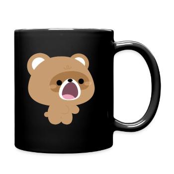 Biber füttern Liebe Teil 2 - Tasse einfarbig - Schwarz - Rechts