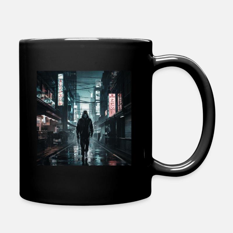 dark1 - Tasse einfarbig - Schwarz