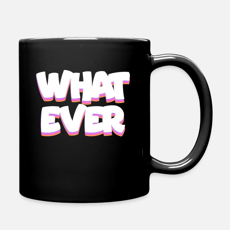 Quoi qu’il en soit - Mug uni - noir