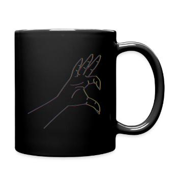 HeartHand Right - Full Colour Mug - black - Right