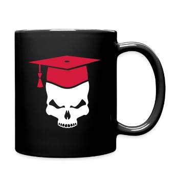 Crâne docteur en médecine - Mug uni - noir - Droite