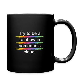 Rainbow - Full Colour Mug - black - Right