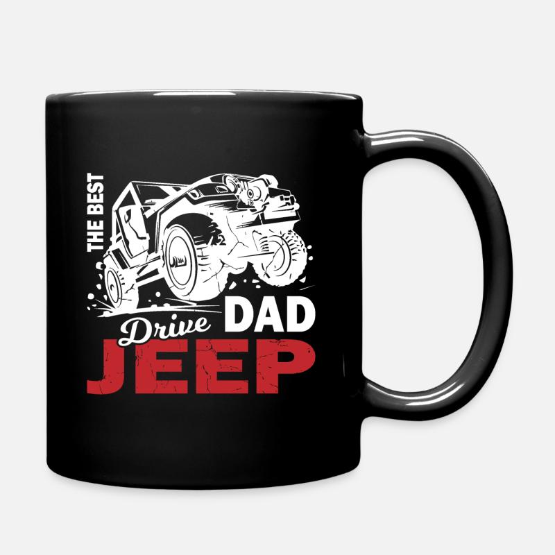 Le meilleur papa Drive Jeep - Mug uni - noir