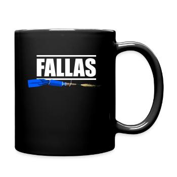 Fallas Valencia Fireworks Pyro - Full Colour Mug - black - Right