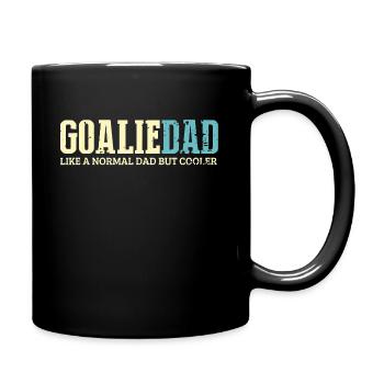 Goalie Dad Like Normal Dad But Cooler Shirt Sport - Full Colour Mug - black - Right
