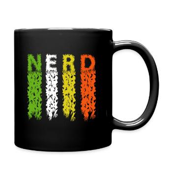 Nerd Computerfreak Geschenkidee - Tasse einfarbig - Schwarz - Rechts