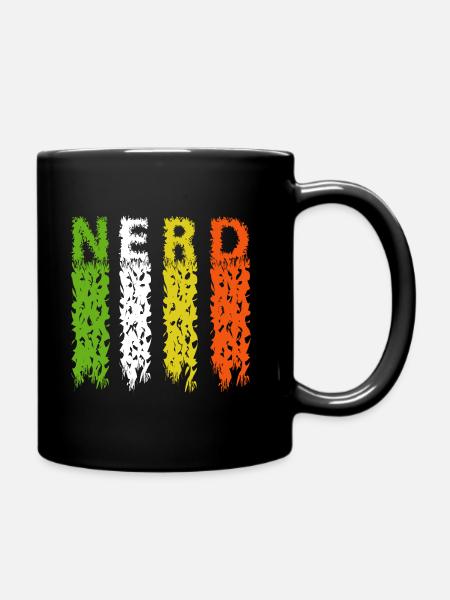 Nerd Computerfreak Geschenkidee - Tasse einfarbig - Schwarz