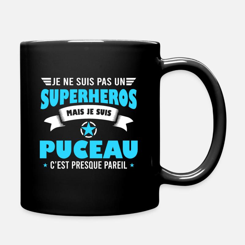 Cadeau drôle puceau humour - Mug uni - noir
