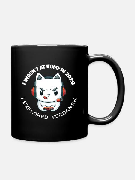 CoD Gamer Katze 2020 - Tasse einfarbig - Schwarz