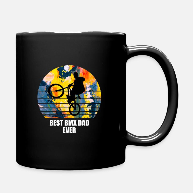 Best bmx dad ever - Full Colour Mug - black