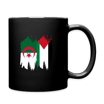 Algerien & Palästina - Tasse einfarbig - Schwarz - Rechts
