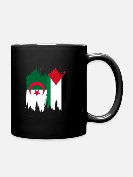 algérie & Palestine - Mug uni - noir