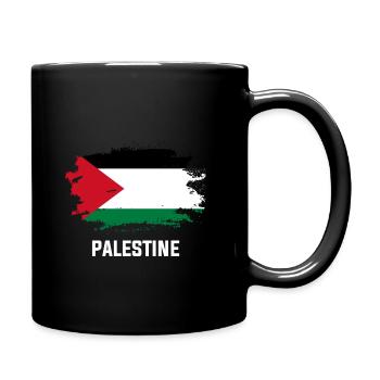 Palästina - Tasse einfarbig - Schwarz - Rechts