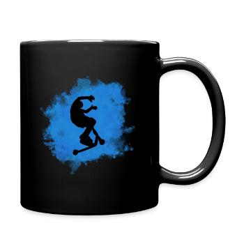 trottinette freestyle - Mug uni - noir - Droite