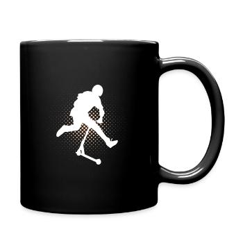 trottinette freestyle - Mug uni - noir - Droite
