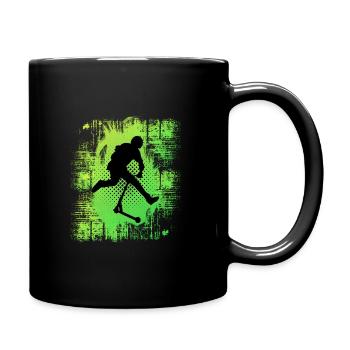 trottinette freestyle - Mug uni - noir - Droite