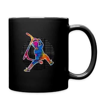 Freestyle-Roller - Tasse einfarbig - Schwarz - Rechts