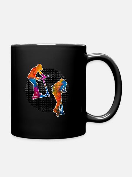 trottinette freestyle - Mug uni - noir