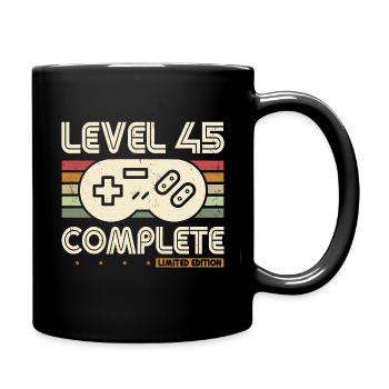 45e anniversaire niveau 45 Complete 45 ans cadeau - Mug uni - noir - Droite