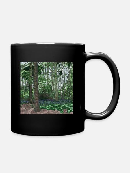 Bois Bluebell - Mug uni - noir