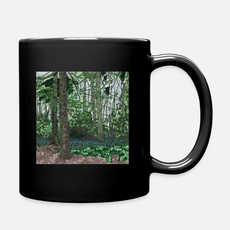 Bois Bluebell - Mug uni - noir