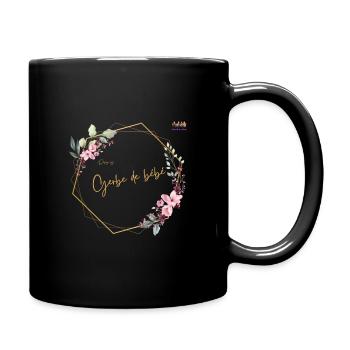 Design by Gerbe de bébé - Tasse einfarbig - Schwarz - Rechts