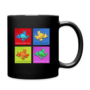 pfeilgiftfrosch - Tasse einfarbig - Schwarz - Rechts