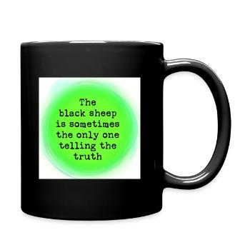 Black sheep - Full Colour Mug - black - Right