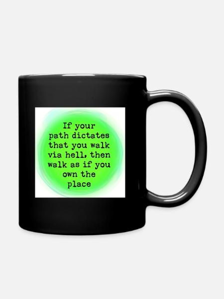 Own Hell - Full Colour Mug - black