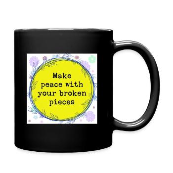Love yourself more - Full Colour Mug - black - Right