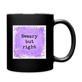 Sweary but right - Full Colour Mug - black - Right