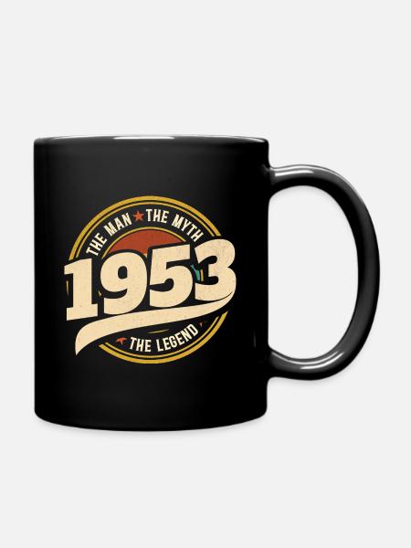 Man 1953 The Legend 70 Jahre Jubiläum - Tasse einfarbig - Schwarz